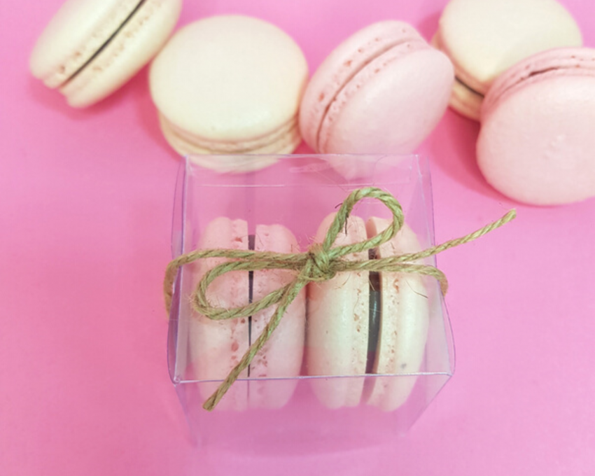 Embalagem com 2 macarons